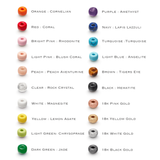Carolina Bucci FORTE Beads Rainbow Necklace and Bracelet
