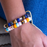 Carolina Bucci FORTE Beads Rainbow Necklace and Bracelet
