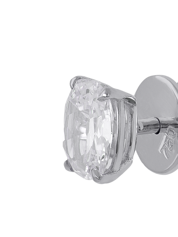 Anita Ko Cushion Diamond Solitaire Stud