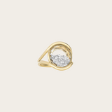 Moritz Glik Cascavel Circle Kaleidoscope Shaker Diamonds Ring