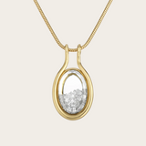 Moritz Glik Cascavel Oval Kaleidoscope Shaker Diamonds Necklace