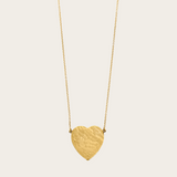 Jennifer Meyer Hammered Heart Necklace