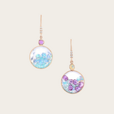 Moritz Glik Opal-Top Paraiba Kaleidoscope Shaker Earrings