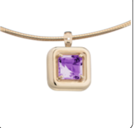 Bea Bongiasca Square Cut Amethyst Choker