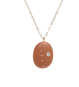 CVC Stones PESCA Necklace / orange stone