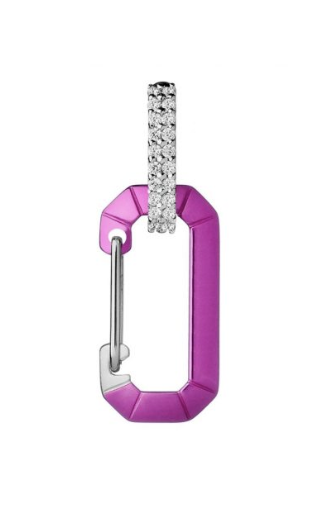 Eera Fuchsia Small Chiara Metallic Diamond Earring