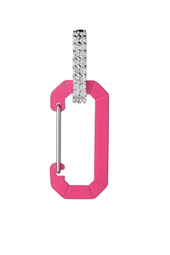 Eera Fuchsia Fluo Small Chiara Diamond Earring