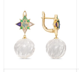 Noor Fares Pentagram Dormeuse Earrings