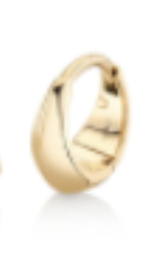 Lizzie Mandler Mini Crescent Huggie SINGLE