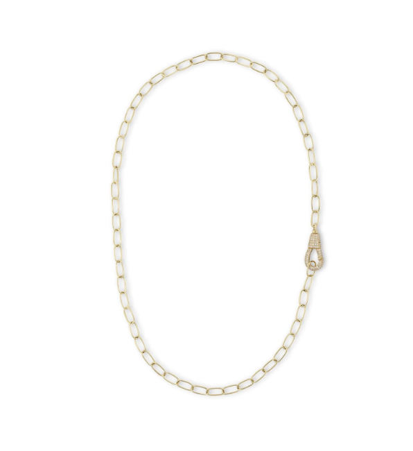 Joanna Dahdah YG Large Diamond Hook Chain 0.95ct 18k / 45 cm