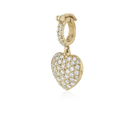 Joanna Dahdah YG Diamond Heart Charm 0.4ct 18k