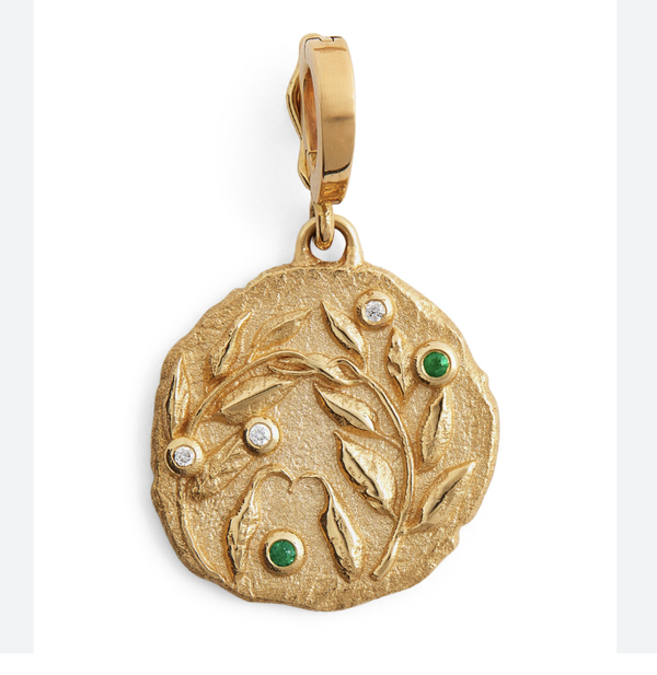 Azlee Small Palm Tree Coin Charm