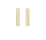 Jennifer Meyer YG Short Bar Studs 18k