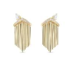 Joanna Dahdah Short Fringe Earrings
