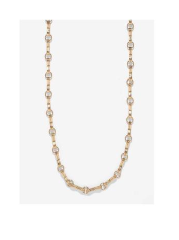 Azlee 16" Large Motif Double Link Chain