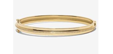 Azlee 3 Tier Staircase Center Pave Bangle