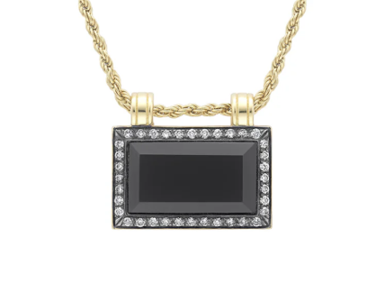 Venyx Noir Tablet 2 Necklace with Black Onyx