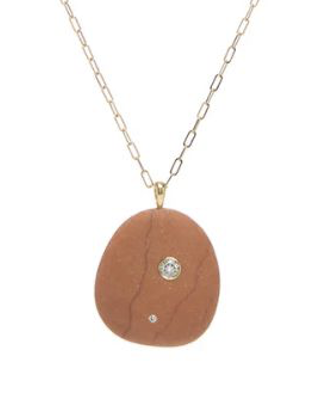 CVC Stones Orange Necklace