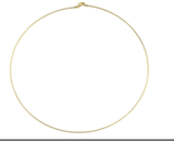 Ascher YG Popcorn Chain 18k / 45 cm