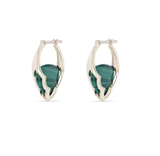 Joanna Dahdah Small Merveilles Arcade Malachite Hoops