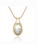 Moritz Glik Cascavel Oval Kaleidoscope Shaker Diamonds Necklace