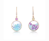 Moritz Glik Opal-Top Paraiba Kaleidoscope Shaker Earrings