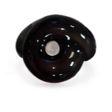 Bea Bongiasca SS Glossy Cherry Chocolate Enamel Tarallo Ring
