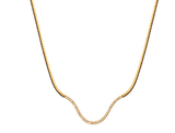 Lito YG "Ionian Drift" Diamond Necklace 0.17ct (Demi-fine 14k)