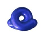Bea Bongiasca SS Glossy Blue Enamel Tarallo Pin