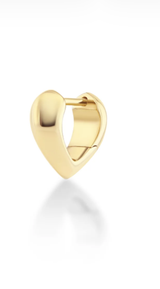 Lizzie Mandler Mini Heart Shaped Huggie