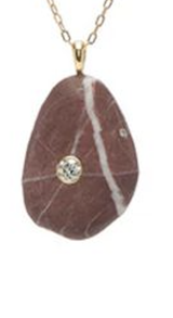 CVC Stones Bordeaux Necklace
