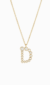 Sophie Bille Brahe Soprano Letter D Necklace