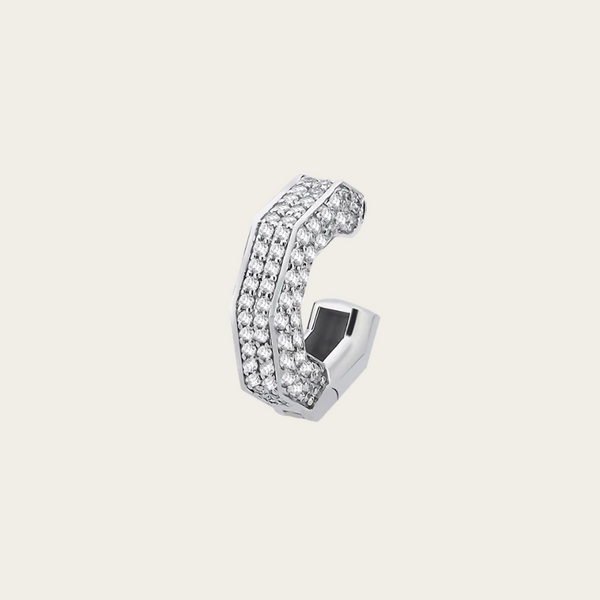 Ascher Diamond Pave Bubble Ear Cuff