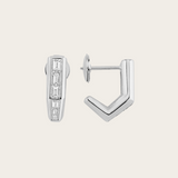 Ascher Diamond Baguette Bubble Callisto Earrings