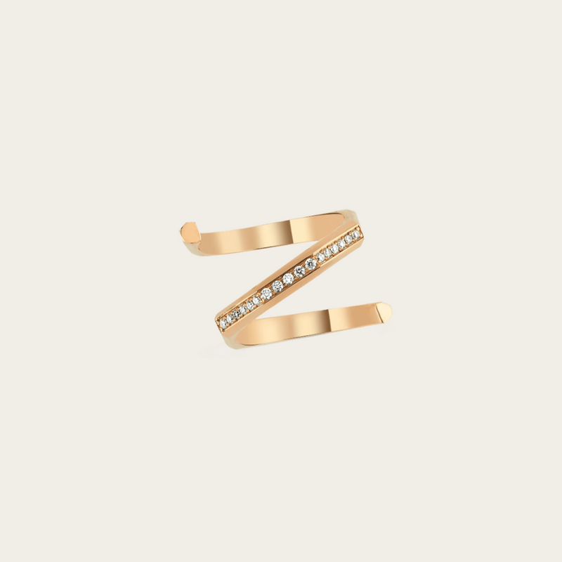 Ascher Diamond  Petite Hypnosis Ring