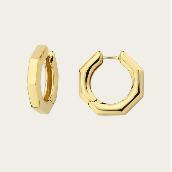 Ascher X Large Plain Bubble Hoops