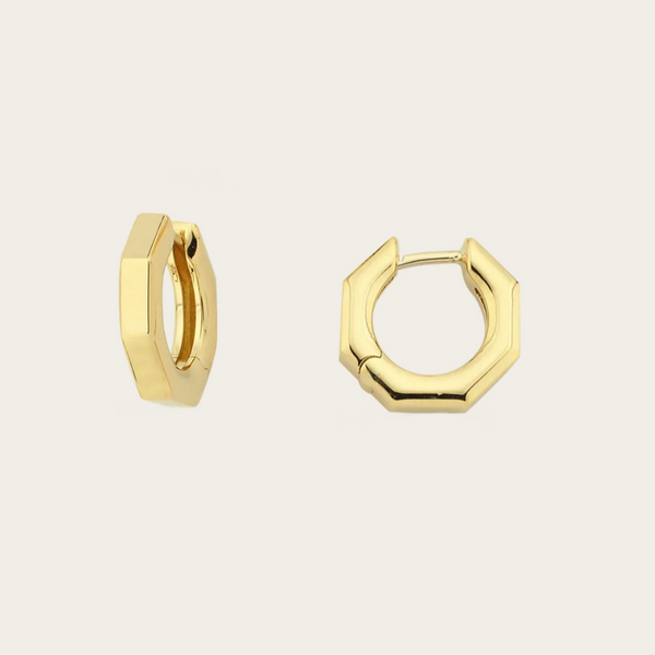 Ascher Small Plain Bubble Hoops
