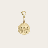 Azlee Small Elefante Baguette Diamond Charm