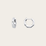 Ascher Small Diamond Baguette Bubble Hoops