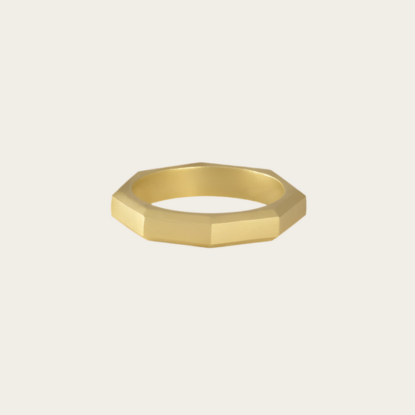 Ascher Matte Brushed Celestial Ring