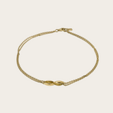 Ascher 2 Link Bubble Chain Anklet