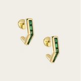 Ascher Emerald Bubble Callisto Earrings