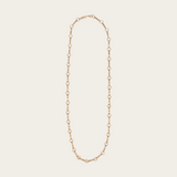 Azlee 16" Large Motif Double Link Chain