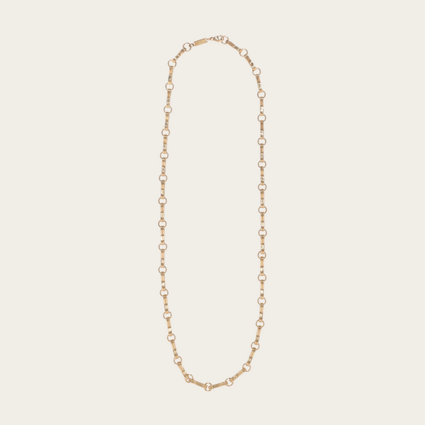 Azlee 16" Large Motif Double Link Chain
