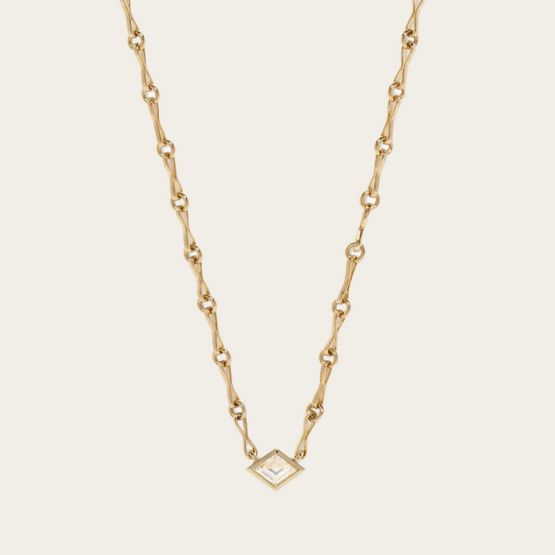 Azlee Diamond Handmade Chain Necklace
