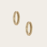 Azlee Staircase 3-Tier Diamond Hoops