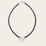 Bea Bongiasca Tarallo Necklace on Adjustable Black Leather Cord