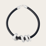 Bea Bongiasca SS Maxi Vine Black Leather Cord Necklace