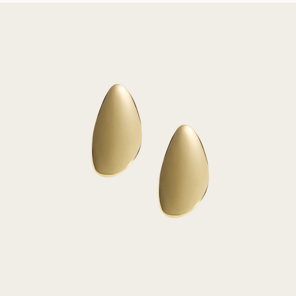 By Pariah Sculptural Gold Earrings