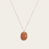 CVC Stones PESCA Necklace / orange stone